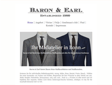 Tablet Screenshot of baronandearl.com